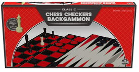 ボードゲーム 英語 アメリカ 海外ゲーム Goliath Chess/Checkers/Backgammon (Amazon Exclusive) - 3 Games in One with Full Size Staunton Chess Pieces and Interlocking Checkersボードゲーム 英語 アメリカ 海外ゲーム