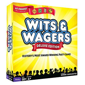 ボードゲーム 英語 アメリカ 海外ゲーム North Star Games Wits & Wagers Deluxe Board Game Award Winning Trivia Game - 4+ Players - Ultimate Party Game for Family, Teens and Adults.ボードゲーム 英語 アメリカ 海外ゲーム