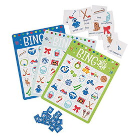 ボードゲーム 英語 アメリカ 海外ゲーム Fun Express Winter Premium Bingo - 662 Pieces - Educational and Learning Activities for Kidsボードゲーム 英語 アメリカ 海外ゲーム