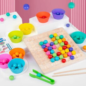 ボードゲーム 英語 アメリカ 海外ゲーム Wooden Learning Montessori Toys for Toddler - Wooden Peg Board Beads Game Baby Rainbow Stacking Matching Counting Color Sorting Games for Fine Motor Math Skills Boys and Girlボードゲーム 英語 アメリカ 海外ゲーム