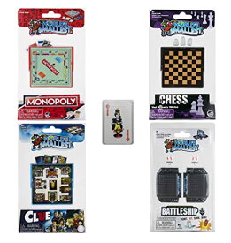 ボードゲーム 英語 アメリカ 海外ゲーム Miniature Classic Games Bundle ? Monopoly ? Chess ? Clue ? Battleship ? by World’s Smallest with Bonus Miniature Playing Cards, Super Fun for Outdoors, Travel & Fボードゲーム 英語 アメリカ 海外ゲーム