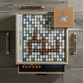 ボードゲーム 英語 アメリカ 海外ゲーム WS Game Company Scrabble Luxe Maple Edition with Rotating Solid Wood Cabinetボードゲーム 英語 アメリカ 海外ゲーム