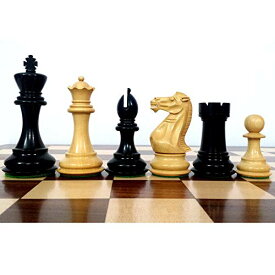 ボードゲーム 英語 アメリカ 海外ゲーム RoyalChessMall - 4.1" Pro Staunton Weighted Wooden Chess Pieces Only Set - Ebonised Wood - 4 Queensボードゲーム 英語 アメリカ 海外ゲーム