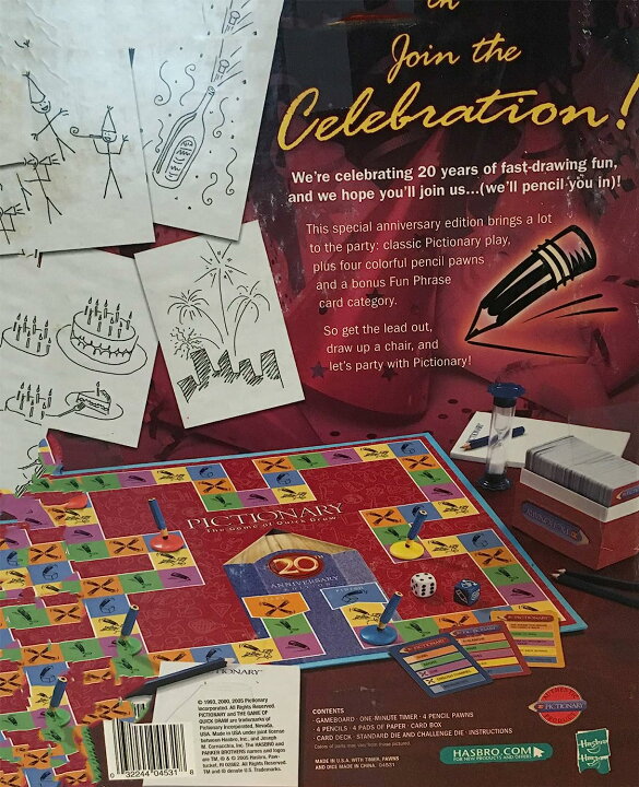 楽天市場】ボードゲーム 英語 アメリカ 海外ゲーム Pictionary: 20th 