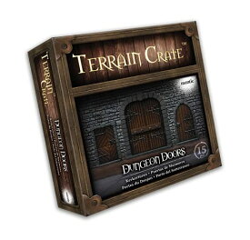 ボードゲーム 英語 アメリカ 海外ゲーム Mantic Games Terrain Crate - Dungeon Doors Medium Size Set | Highly-Detailed 3D Miniatures | Pre-Assembled Scenery Tabletop Game Accessory for Wargames, Board Games and RPGs ボードゲーム 英語 アメリカ 海外ゲーム
