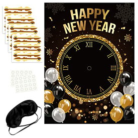 ボードゲーム 英語 アメリカ 海外ゲーム R1chyK1ng New Year’s Eve Games 2024 ? Happy New Year Activities Clock Game Party Decorations Supplies Decorボードゲーム 英語 アメリカ 海外ゲーム