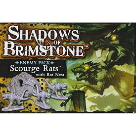 ボードゲーム 英語 アメリカ 海外ゲーム Shadows of Brimstone: Scourge Rats Enemy Packボードゲーム 英語 アメリカ 海外ゲーム