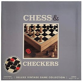 ボードゲーム 英語 アメリカ 海外ゲーム WS Game Company Deluxe Vintage 2-in-1 Wood Chess and Checkers Game Setボードゲーム 英語 アメリカ 海外ゲーム