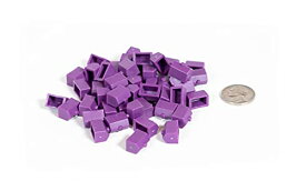 ボードゲーム 英語 アメリカ 海外ゲーム Plastic Houses: Purple Color Board Game Replacement House (Colored Miniature Town & City Buildings, Board Game Playing Pieces) | 50 Piecesボードゲーム 英語 アメリカ 海外ゲーム