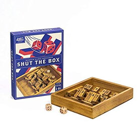 ボードゲーム 英語 アメリカ 海外ゲーム Shut The Box - Traditional Wooden 2 Player Board Game for Adults and Family. Wooden Shut The Box by Professor Puzzle.ボードゲーム 英語 アメリカ 海外ゲーム