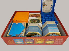 ボードゲーム 英語 アメリカ 海外ゲーム Organizer Insert Compatible with Catan Base Game, Seafarers, and Both 5-6 Player Extensions with Player Trays and Card Holder - White Hexes Holder/Card Trayボードゲーム 英語 アメリカ 海外ゲーム