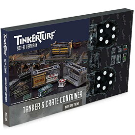 ボードゲーム 英語 アメリカ 海外ゲーム TinkerTurf Sci-Fi Terrain: Tanker & Crate Containers, Neutral Theme, Sturdy, Affordable, Great-Looking Full-Color Terrain, Quick and Easy to Assemble, Virtually Limitless Setボードゲーム 英語 アメリカ 海外ゲーム