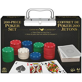 ボードゲーム 英語 アメリカ 海外ゲーム Spin Master Games Professional Texas Hold ‘Em Poker Set, Classic Game with 200 Dual-Toned Chips and Cards in an Aluminum Caseボードゲーム 英語 アメリカ 海外ゲーム