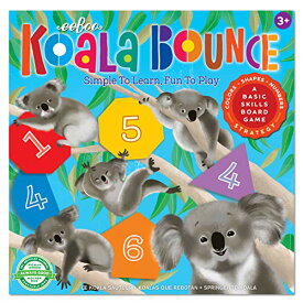 ボードゲーム 英語 アメリカ 海外ゲーム eeBoo: Koala Bounce Board Game, Develops Shape and Number Recognition for Children, a Basic Skills Board Game, Great for Ages 3 and upボードゲーム 英語 アメリカ 海外ゲーム