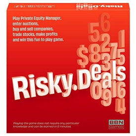 ボードゲーム 英語 アメリカ 海外ゲーム Risky Deals ? The Stock Market Game - Bet Wisely, Roll The Dice and Get Rich ? Fun Board Game for Adults and Family Night - Adrenaline and Funボードゲーム 英語 アメリカ 海外ゲーム