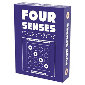 ボードゲーム 英語 アメリカ 海外ゲーム Four Senses Game - A Unique Gaming-in-The-Dark Experience! Abstract Strategy Game, Fun Family Game for Kids & Adults, Ages 8+, 2-3 Players, 10-20 Minute Playtime, Made by Helボードゲーム 英語 アメリカ 海外ゲーム
