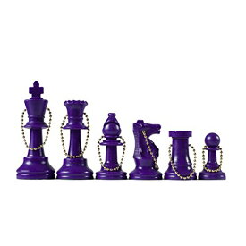 ボードゲーム 英語 アメリカ 海外ゲーム Wholesale Chess - Chess Pieces Keychain Set (Purple)ボードゲーム 英語 アメリカ 海外ゲーム