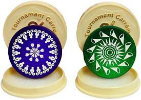 ボードゲーム 英語 アメリカ 海外ゲーム SHREYAS ( 2 Pieces Standard Size Carrom Tournament Striker Combo Style & Smooth Surface and Excellent Re-Bounce -Colour & Design Would BE Differentボードゲーム 英語 アメリカ 海外ゲーム