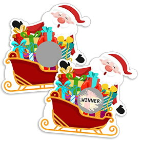 ボードゲーム 英語 アメリカ 海外ゲーム Christmas Party Scratch Off Game, Festive Holiday Raffle Ticket for Prizes Adults Kids Groups , Xmas Holiday Party Supplies Activity - 40 Cardsボードゲーム 英語 アメリカ 海外ゲーム