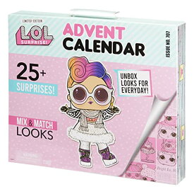 エルオーエルサプライズ 人形 ドール L.O.L. Surprise! Advent Calendar with 25+ Surprises Including a Collectible Doll with Mix and Match Outfits, Shoes, and Accessories - Great Holiday Gift for Kidsエルオーエルサプライズ 人形 ドール