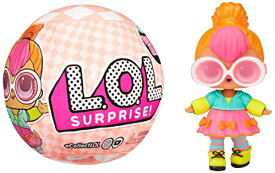 エルオーエルサプライズ 人形 ドール L.O.L. Surprise! 707 Neon QT Doll with 7 Surprises in Paper Ball- Collectible Doll w/Water Surprise & Fashion Accessories, Holiday Toy, Great Gift for Kids Ages 4 5 6+ Years Old & エルオーエルサプライズ 人形 ドール