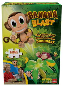 ボードゲーム 英語 アメリカ 海外ゲーム Banana Blast - Pull The Bananas Until The Monkey Jumps Game - Includes a Fun Colorful 24pc Puzzle by Goliath , Greenボードゲーム 英語 アメリカ 海外ゲーム