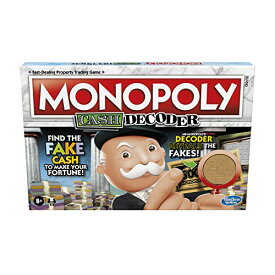 ボードゲーム 英語 アメリカ 海外ゲーム Monopoly Cash Decoder Board Game for Families and Kids Ages 8 and Up, Includes Mr. Monopoly's Decoder to Find Fakes, for 2-6 Playersボードゲーム 英語 アメリカ 海外ゲーム