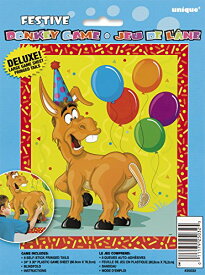 ボードゲーム 英語 アメリカ 海外ゲーム Festive Fun Deluxe Pin the Tail on the Donkey Party Game - (Pack of 12) - Reusable Design & Exciting Prizes - Ultimate Crowd-Pleaser for Kids and Adultsボードゲーム 英語 アメリカ 海外ゲーム