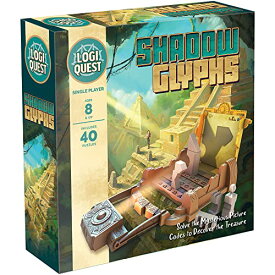 ボードゲーム 英語 アメリカ 海外ゲーム Shadow Glyphs Logic Puzzle Board Game | LogiQuest Puzzle Adventure Game | Kids & Family Puzzle Game | Includes 40 Puzzles | Convenient Portable Case | Ages 8+ | 1 Player | Avボードゲーム 英語 アメリカ 海外ゲーム