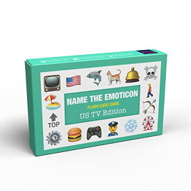 ボードゲーム 英語 アメリカ 海外ゲーム Bubblegum Stuff Name The Emoticon Game - US TV Edition - Guess The Phrase from The Emojis - Fun Flash Card Game - Suitable for Family, Kids, Teenagers & Adultsボードゲーム 英語 アメリカ 海外ゲーム