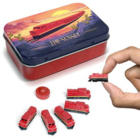 ボードゲーム 英語 アメリカ 海外ゲーム Sunset Deluxe Board Game Train Set | Player Pieces for Ticket to Ride and Other Adult, Family, and Kids Train Board Games | Upgraded Miniatures (Red)ボードゲーム 英語 アメリカ 海外ゲーム