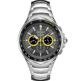 腕時計 セイコー メンズ Seiko Coutura SS Quartz Chronograph Gray Dial腕時計 セイコー メンズ