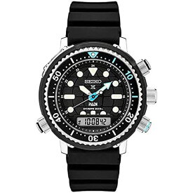 腕時計 セイコー メンズ SEIKO Padi Prospex Analog-Digital Black Dial Men's Watch SNJ035腕時計 セイコー メンズ