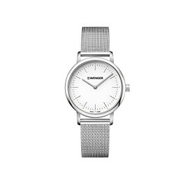 腕時計 ウェンガー スイス レディース Wenger Urban Classic Wristwatch, Silver White (Silver SS mesh Bracelet), Bracelet Type腕時計 ウェンガー スイス レディース