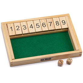 ボードゲーム 英語 アメリカ 海外ゲーム Wooden 9# Shut The Box Game - Mini Travel Set - Simple funny Family, party board gameボードゲーム 英語 アメリカ 海外ゲーム