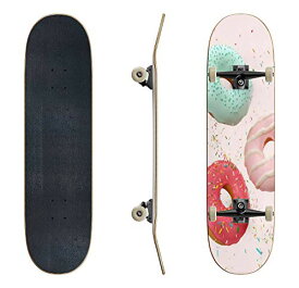 スタンダードスケートボード スケボー 海外モデル 直輸入 Skateboards Flying Pink and Blue Doughnuts Donuts Stock Pictures Royalty Free Classic Concave Skateboard Cool Stuff Teen Gifts Longboard Extreスタンダードスケートボード スケボー 海外モデル 直輸入