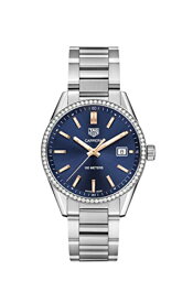 腕時計 タグホイヤー タグ・ホイヤー レディース Tag Heuer Carrera Blue Dial Diamond Ladies Watch WAR1114.BA0601腕時計 タグホイヤー タグ・ホイヤー レディース