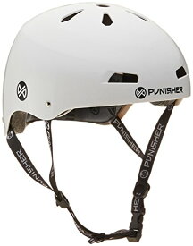 ヘルメット 自転車 サイクリング 輸入 クロスバイク Punisher Skateboards Pro 13-Vent BMX Bike and Skateboard Helmet, Metallic Flake Bright White, Youth/Teen 9+, medium (9293)ヘルメット 自転車 サイクリング 輸入 クロスバイク