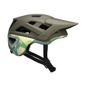 ヘルメット 自転車 サイクリング 輸入 クロスバイク LAZER Jackal KinetiCore Mountain Bike Helmet, Bicycling Gear for Adults, Men & Women’s Cycling Head Gear with Visor, Matte Dark Green Camo, Mediumヘルメット 自転車 サイクリング 輸入 クロスバイク