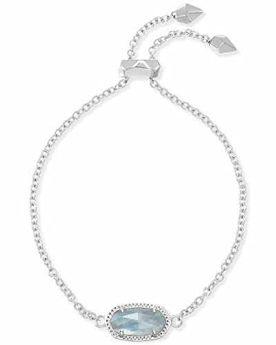 ケンドラスコット アメリカ アクセサリー ブランド かわいい Kendra Scott Elaina Link Chain Bracelet for Women Fashion Jewelry Rhodium-Plated Light Blue Illusionケンドラスコット アメリカ アクセサリー ブランド かわいいのサムネイル