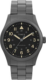 腕時計 タイメックス メンズ Timex Men's Expedition North Field Post Mechanical 38mm Watch ? Black Dial Stainless Steel Case with Black Stainless Steel Bracelet腕時計 タイメックス メンズ