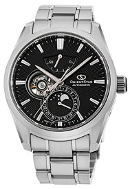 腕時計 オリエント メンズ Orient Star Moon Phase Men Contemporary Automatic Black Dial Sapphire Glass Watch RE-AY0001B腕時計 オリエント メンズ