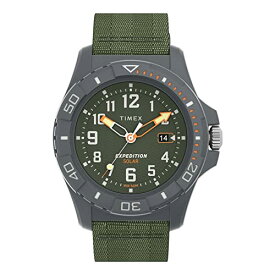 腕時計 タイメックス メンズ Timex Men's Expedition North Freedive Ocean 46mm Watch - Green Strap Green Dial Gray Case腕時計 タイメックス メンズ