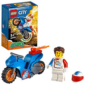 レゴ LEGO 60298 City Stuntz Rocket Stunt Bike Set with Flywheel-Powered Toy Motorbike & Rocket Racer Minifigure, Gifts for Boys and Girls 5 Plus Years Oldレゴ