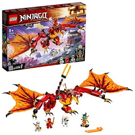 レゴ LEGO 71753 NINJAGO Legacy Fire Dragon Attack Toy with Kai, Zane and NYA Minifigures, Ninja Play Set, Gifts for 8 Plus Year Old Boys & Girlsレゴ