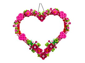 レゴ LEGO Heart Ornament Building Toy Kit, Heart Shaped Arrangement of Artificial Flowers, Great Gift for Loved Ones, Unique Arts & Crafts Activity for Kids, Girls and Boys Ages 9 and Up, 40638レゴ