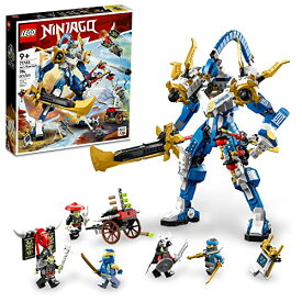 レゴ LEGO NINJAGO Jay’s Titan Mech 71785, Large Action Figure Set, Battle Toy for Kids, Boys and Girls with 5 Minifigures & Stud-Shooting Crossbow Playsetレゴ
