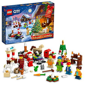 レゴ LEGO City 2022 Advent Calendar 60352 Building Toy Set for Kids, Boys and Girls Ages 5+; Includes a City Playmat and 5 City TV Characters (287 Pieces)レゴ