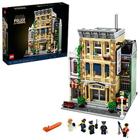 レゴ LEGO Icons Police Station 10278 Large Construction Set, Collectible Model Kits for Adults to Build, Modular Buildings Collectionレゴ