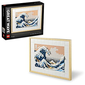 レゴ LEGO Art Hokusai ? The Great Wave 31208, 3D Japanese Wall Art Craft Kit, Framed Ocean Canvas, Creative Activity Hobbies for Adults, DIY Home, Office Decorレゴ
